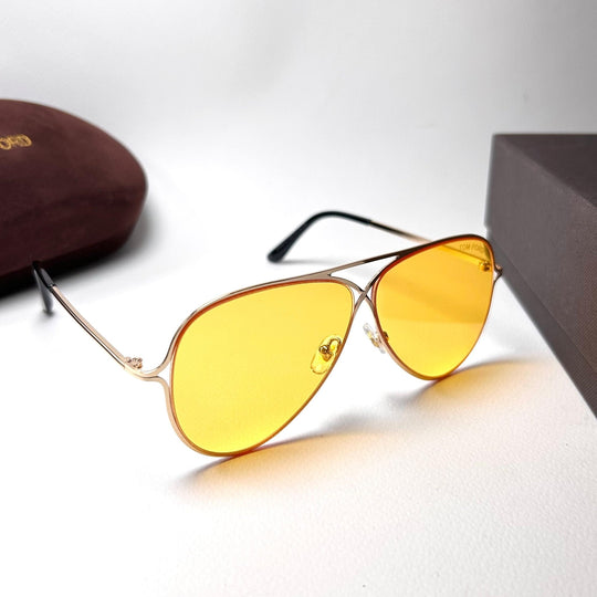 Tom Ford Aviator TF0487 - Yellow