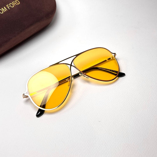 Tom Ford Aviator TF0487 - Yellow