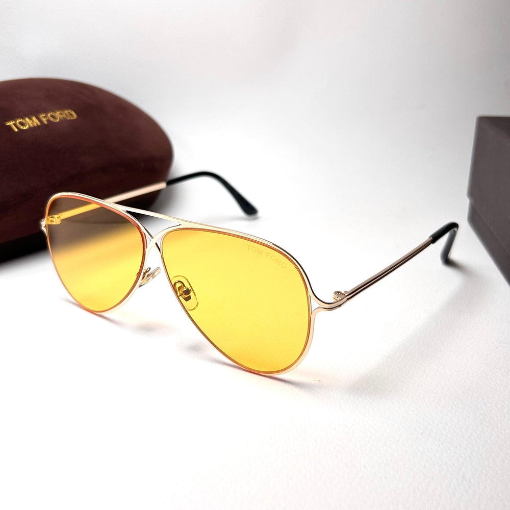Tom Ford Aviator TF0487 - Yellow