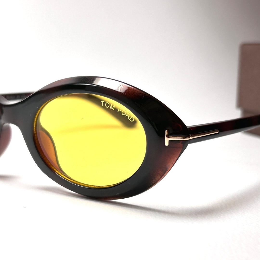 Tom Ford Carmen Oval FT1186 – Tortoise Yellow