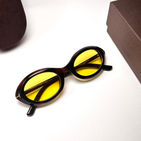 Tom Ford Carmen Oval FT1186 – Tortoise Yellow