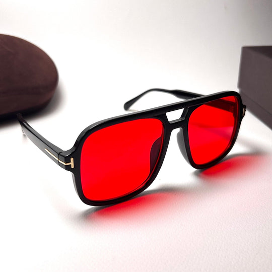 Tom Ford Falconer - Black Red