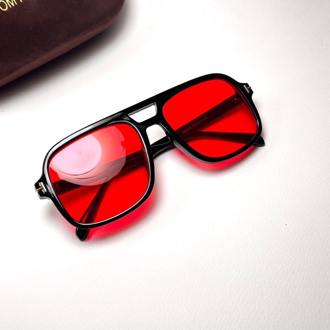 Tom Ford Falconer - Black Red