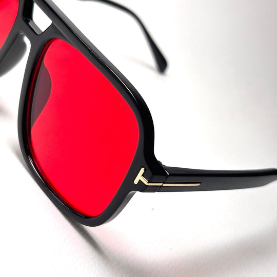 Tom Ford Falconer - Black Red