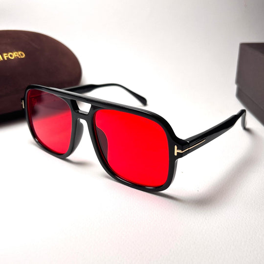 Tom Ford Falconer - Black Red