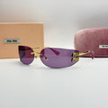Miu Miu Rimless Sunglasses
